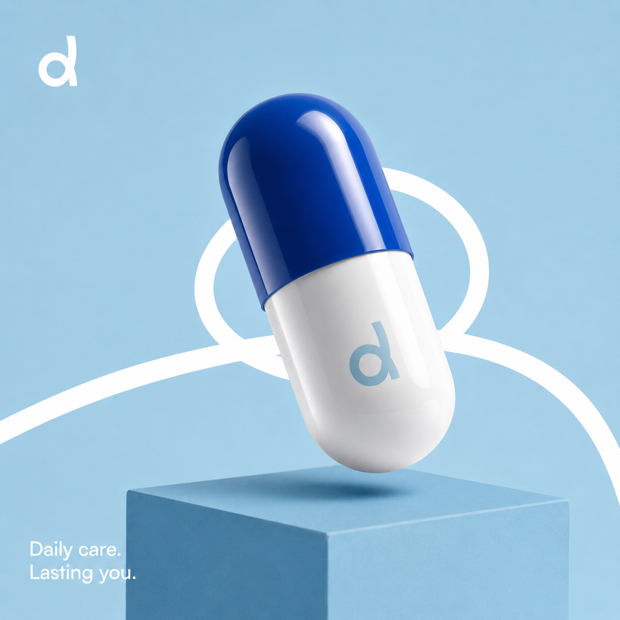 Dailys Combo Kit — blue capsule with d branding